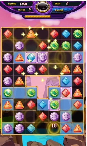 豪华珠宝匹配拼图JewelDeluxeMatch Puzzle